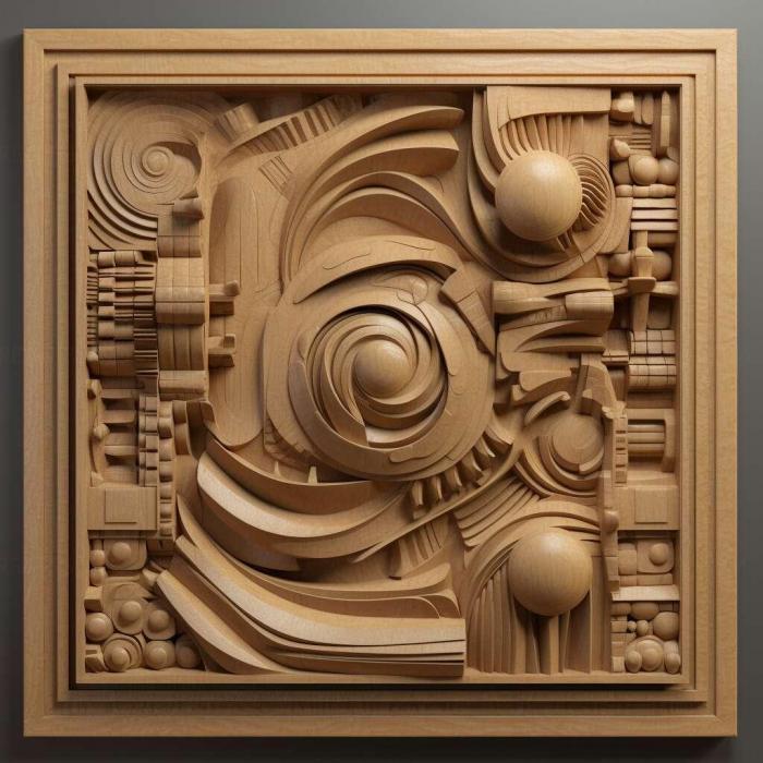 نموذج ثلاثي الأبعاد لآلة CNC 3D Art 